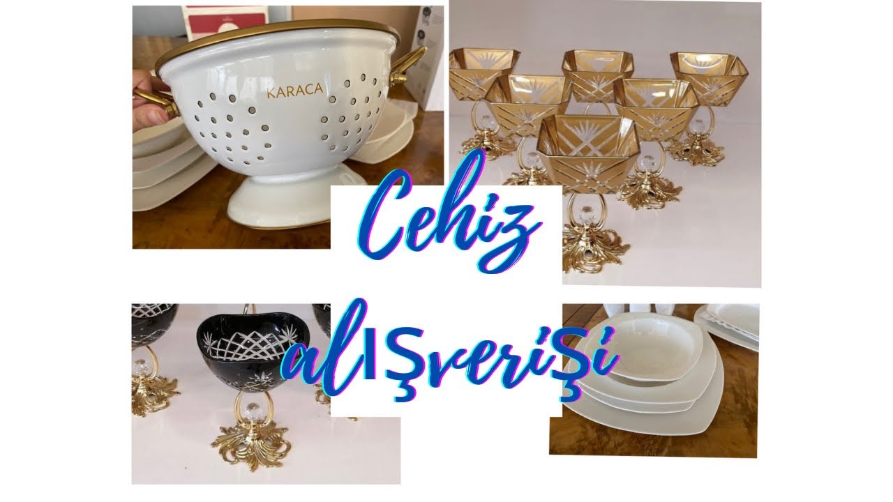 Cehiz alışverişi,neyi hardan aldım?! 3-cü hissə.Karaca,Emsan!