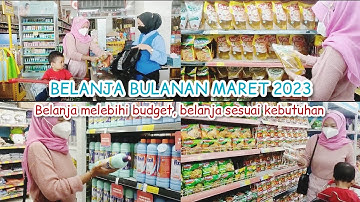 BELANJA BULANAN | Grocery Shopping | Belanja bulanan Maret 2023