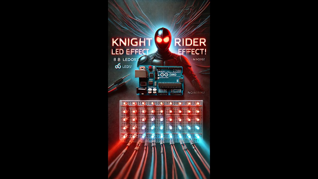 🚗 Arduino Knight Rider LED Chasing Effect - Sinhala Tutorial 🚗 - YouTube