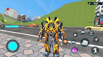 Robot Araba Oyunları #3 - Araba Robot Dönüşümü - Robot Car Transform Games - Android Gameplay