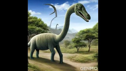 dinosaurier Brachiosaurus ai generator animation ai video editing Artificial intelligence  ai art