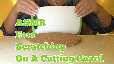 ASMR Fast Scratching On A Cutting Board