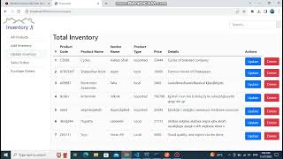 Java Spring Boot App demo: InventoryX