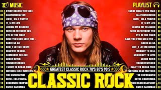 ACDC, Queen, Bon Jovi, Scorpions, Aerosmith, Nivrana, Guns N Roses   Classic Rock Songs 70s 80s 90s