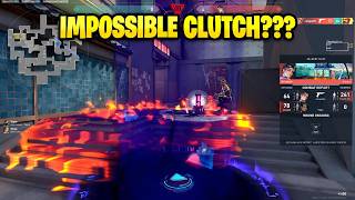 There is no way I clutched this round...