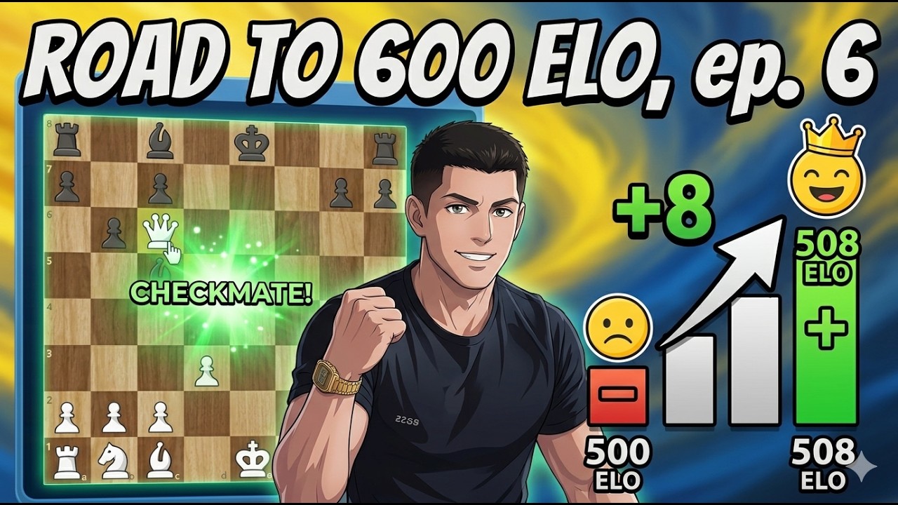 ROAD TO 600 ELO / CHESS ELO CLIMB/S.1-EP.6 - YouTube