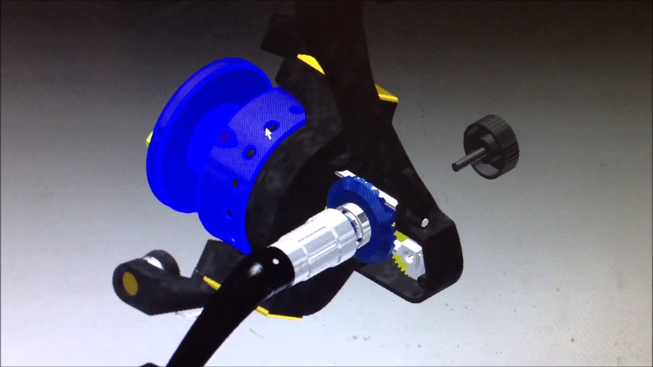 3D Modeling Fishing Reel YouTube
