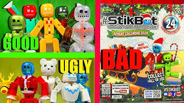 Good, bad, and UGLY 😬 | 2024 Stikbot Advent Calendar unboxing and review!