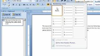 Word 2007 - Paragraph: Styles and View