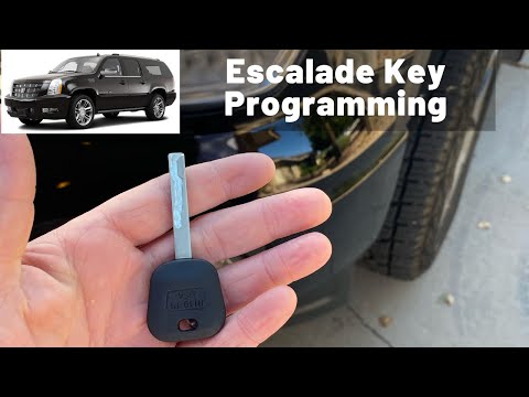 How To Program A Cadillac Escalade 2007 - 2014 Key DIY Transponder Chip Ignition - All Keys Lost