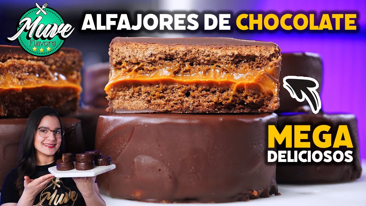 ALFAJORES DE CHOCOLATE MARPLATENSES | La Mejor Receta | Muve Flavors