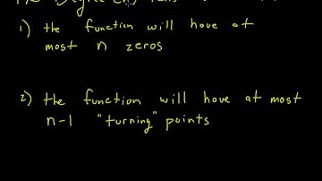 Pre-Calculus: Polynomials of Higher Degrees