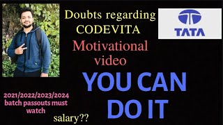 Motivational video |TCS CODEVITA Doubts | You Can Do It