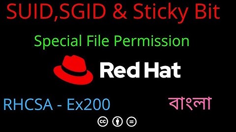 SUID,SGID & Sticky Bit | Special File Permission | Bangla Tutorial | RHCSA | Redhat Linux