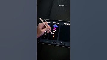 How to animate lightning in Procreate 😱⚡️ #procreate #animation