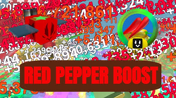 Bee Swarm Simulator - HUGE Red Pepper Patch Field Boost