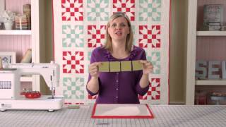 How to Use the Quilt in a Day Flying Geese Ruler - Fat Quarter