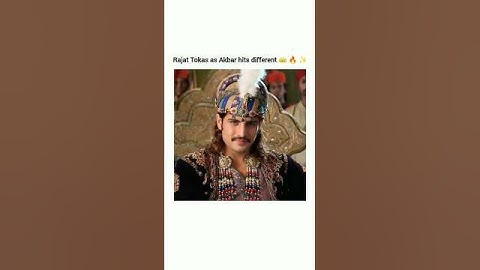 Rajat Tokas as Akbar hits different #jodhaakbar #rajattokas #hrithikroshan