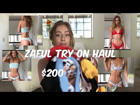 200 On Zaful Bikini Try On Haul Daisykeech Youtube