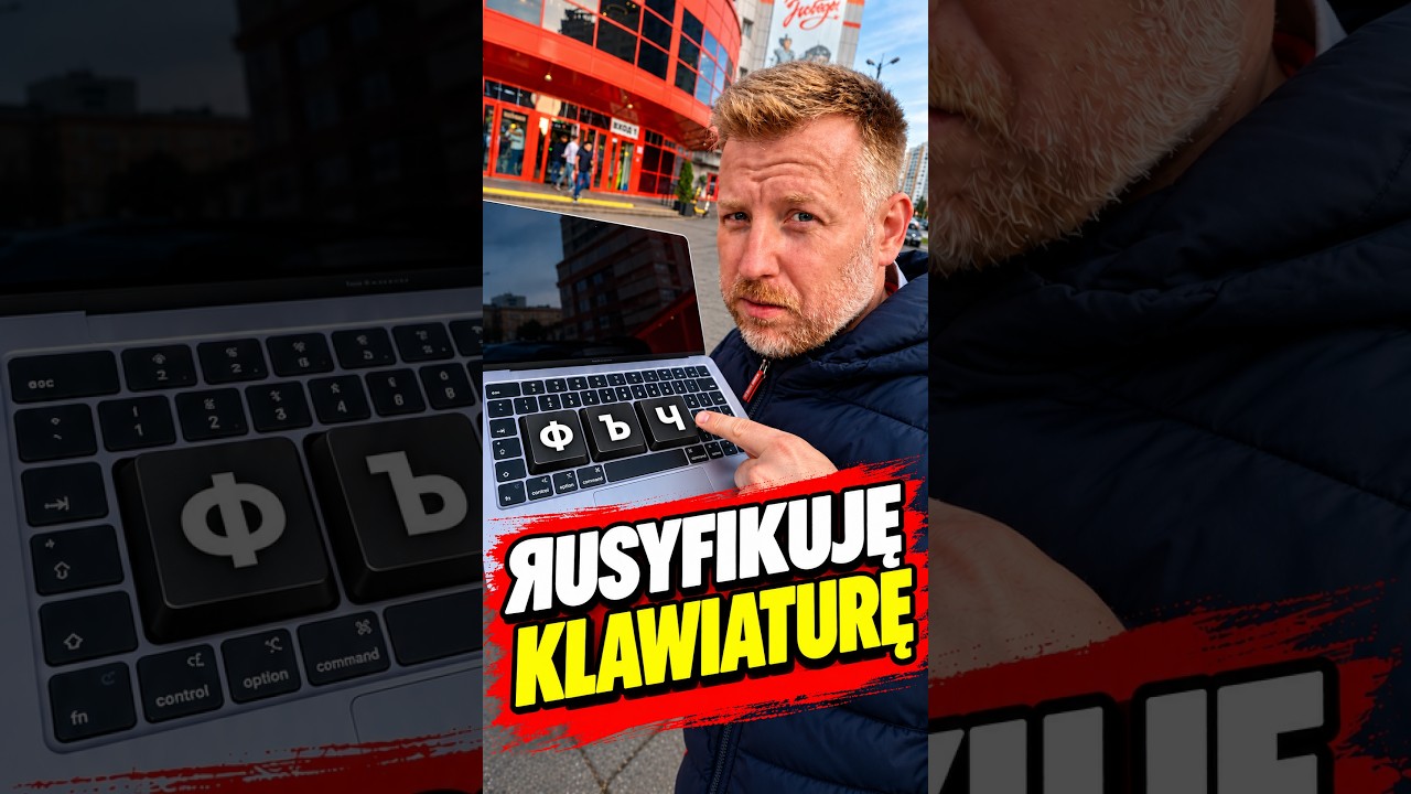 Rusyfikuję klawiaturę od laptopa
