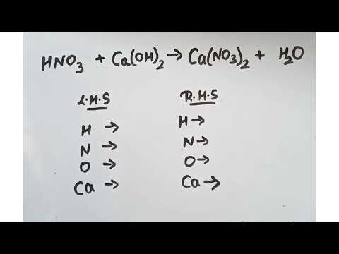 How to balance : HNO3 + Ca(OH)2 → Ca(NO3)2 + H2O