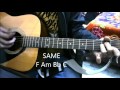 Tune Mere Jaana Kabhi Nahi Jaana - Emptiness - Complete Intro Tabs Guitar lesson chords beginners