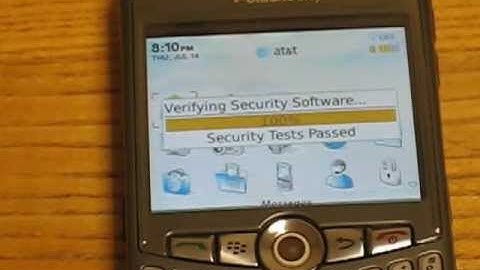 How to erase / reset Blackberry 8310 Curve personal data and phone settings