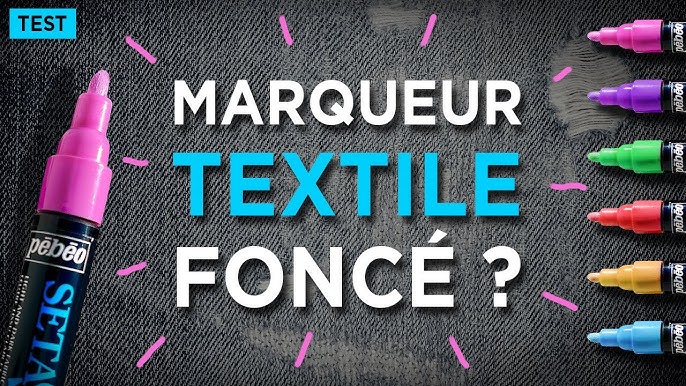 TUTO] Quels marqueurs utiliser pour personnaliser un textile clair ? (Tee  shirt) 