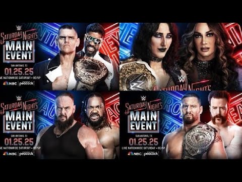 WWE 2K24 SATURDAY NIGHTS MAIN EVENT 25-01-2025 - YouTube