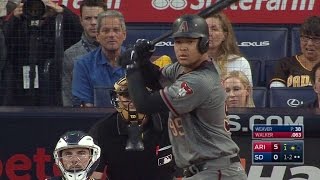 ARI@SD: Walker scores Owings with single to center