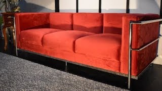 ル・コルビジェ3人掛けソファ　家具紹介_190205_アウトレットG　ST10-3Z