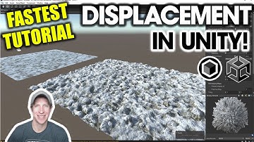 How to use DISPLACEMENT in Unity! Step by Step Tutorial