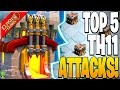 TOP 5 TH11 ATTACKS FOR CWL! - Clash of Clans