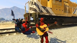 GTA 5 BRUTAL KILL COMPILATION (Grand Theft Auto V Walk with DEADPOOL V.2/Funny Moment/Thug life)