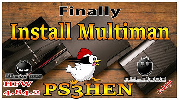 How To Install Multiman On All HFW 4.84.2 PS3 With HEN 2019