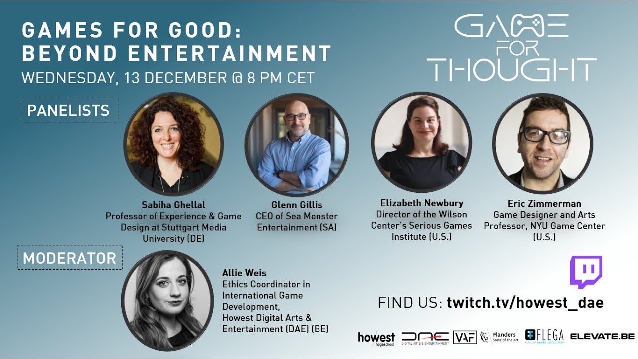 Game for Thought: Games for Good: Beyond Entertainment