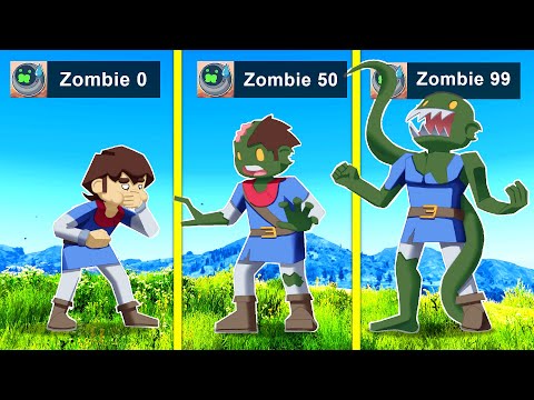 UPGRADING Into A ZOMBIE In GTA 5! (Gross!)