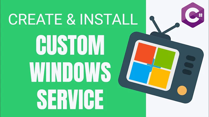 C# : Creating and Installing Windows Service [Use of InstallUtil.exe]