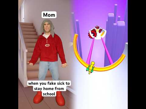 2-When You Fake Sick To Stay Home From School #shorts #relatable