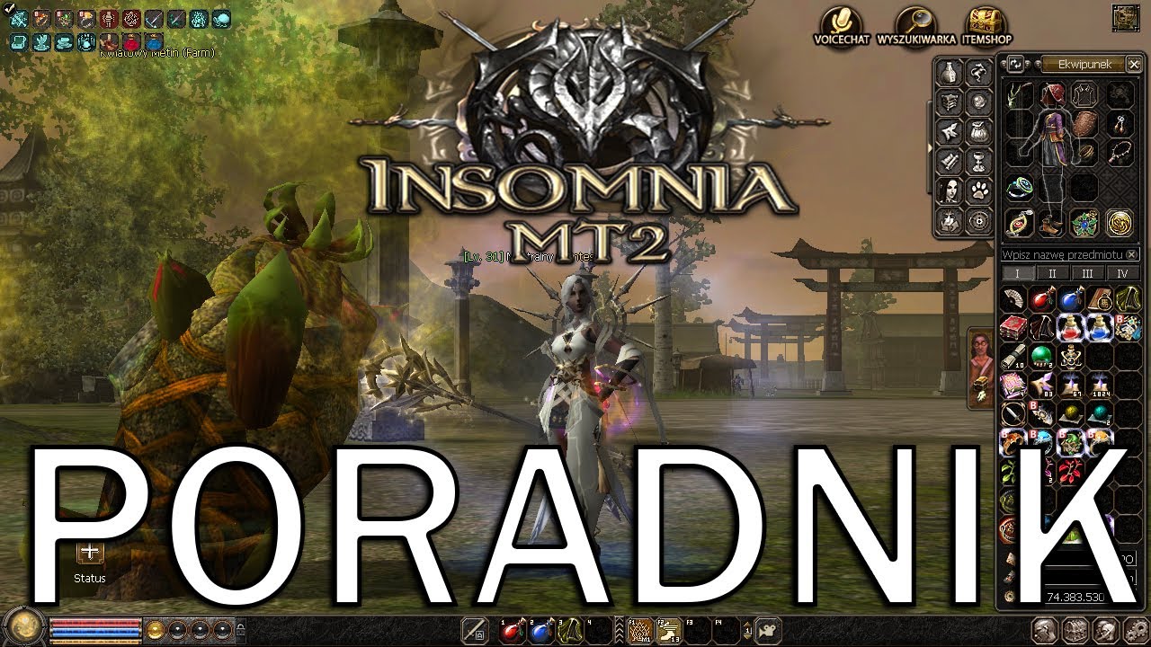 SERWER METIN2 Z DARMOWYM ITEMSHOPEM! [PORADNIK] InsomniaMT2