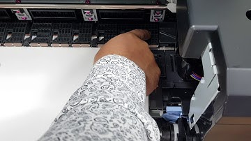 How to insert paper sheet   in plotter Canon TX 4000   En