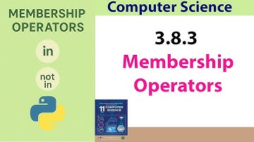 Membership Operators in Python | Class 11 Computer Science | FBISE 2025 – Chapter 3