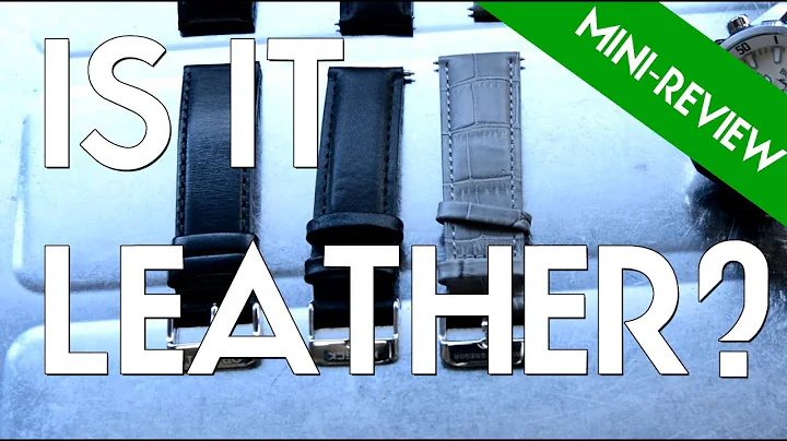 How to tell if a strap is Genuine leather: $5 Kopeck Strap Review from Gearbest