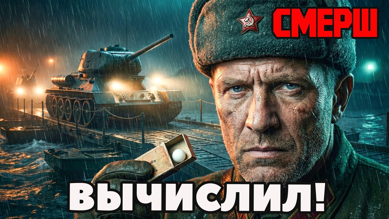 РАСКУСИЛ ЗА ЧАС: КАК СМЕРШ СПАС ТАНКОВУЮ КОЛОННУ.  Капитан переиграл профи из Абвера