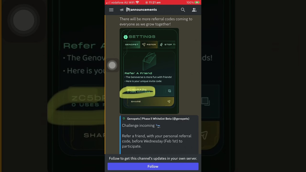 Genopets Referral Challenge