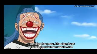 moment lucu Luffy dan buggy saat kehilangan bon clay di impel down