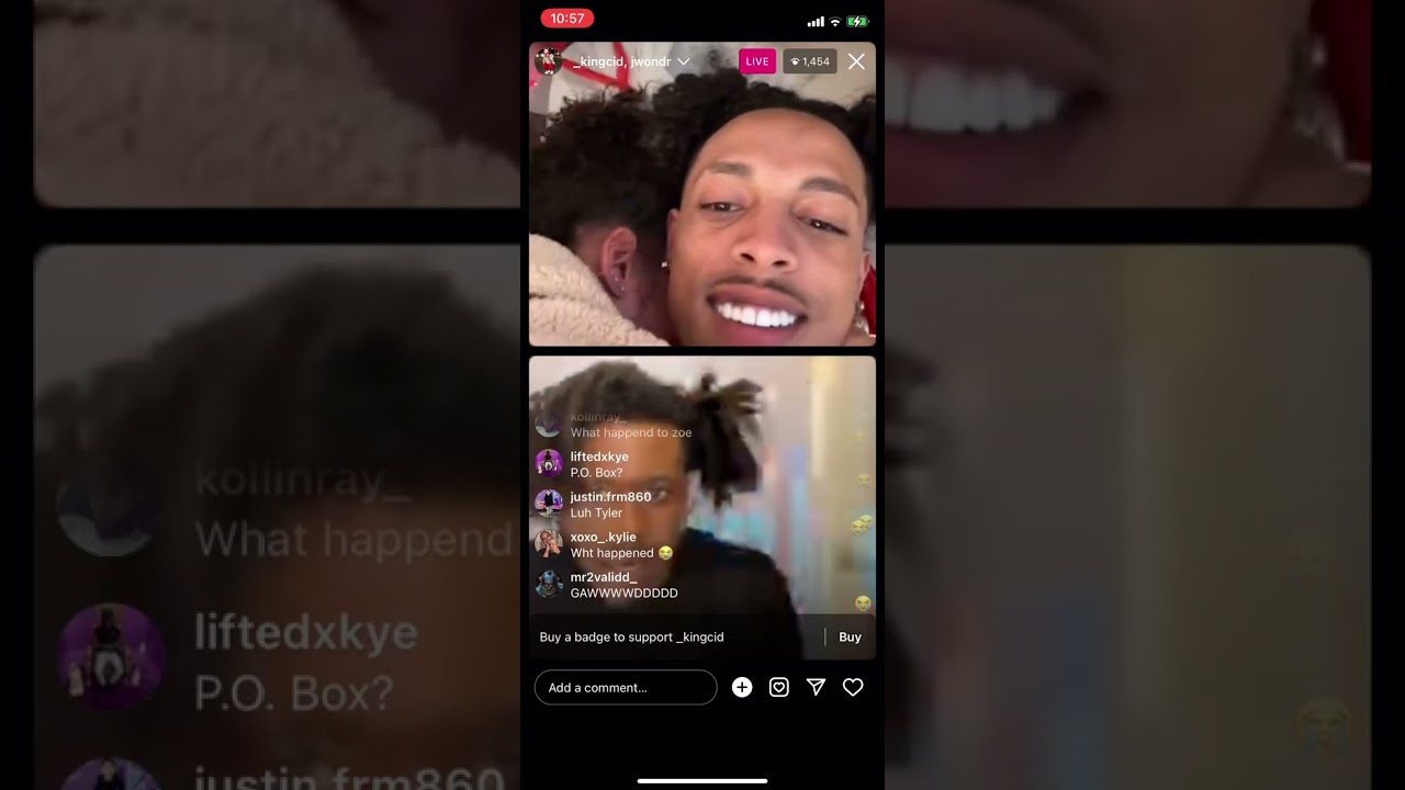 @Kingcid26 And @jwondr Instagram Live  5/27/2023