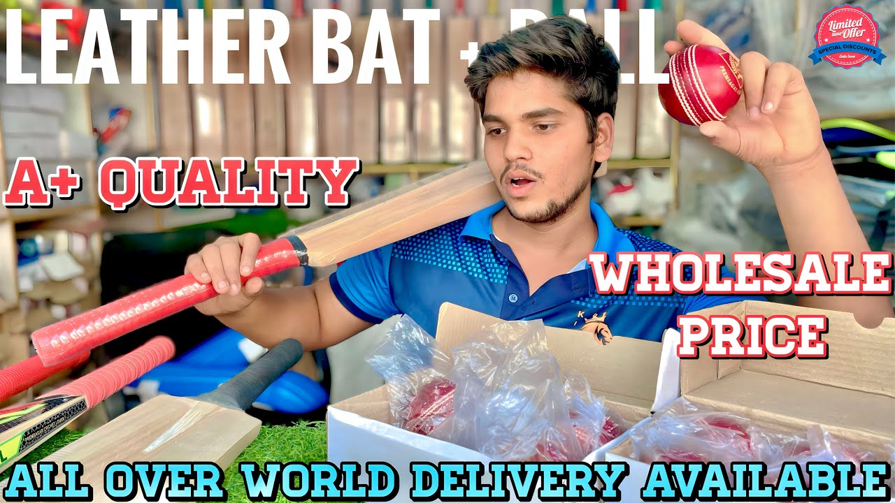 Top Quality Leather Bat And Balls In Wholesale Price English Willow