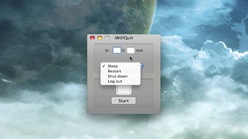 Shut Down Your Mac After a Specific Time | iWillQuit