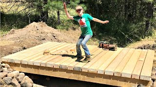 How To Build A Bridge Over A Creek For A Tractor 6 SUBSCRIBE: http://bit.ly/2btWfQR WATCH MORE WRANGLERSTAR: “Recent 
